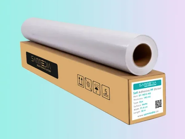 رول کاغذ PP پشت چسبدار عرض 90 | نگاشت اندیشان